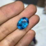 15.81 Ct Swiss Blue Topaz – Oval Cut 18×13 mm Natural Loose Gemstone