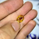 4.36 Ct Vivid Yellow Sapphire – Beryllium Heated Natural Loose Gemstone
