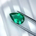 Natural Zambian Emerald 4.7 Carat | Pear Cut Loose Gemstone
