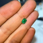 1.05 Certified Zambian Emerald – octagon Cut Loose Gemstone
