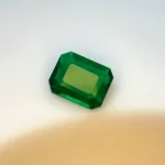 1.76 Ct Certified Panjshir Emerald – Octagon Cut Deep Green Natural Loose Gemstone