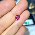 1.49 Ct Siam (Thailand) sapphire– Oval Cut No Heat Natural Loose Gemstone