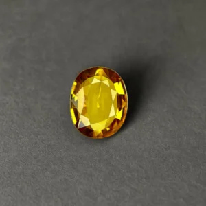 4.36 Ct Vivid Yellow Sapphire – Beryllium Heated Natural Loose Gemstone
