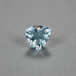 3.96 Ct Natural Aquamarine – Trillion Cut Loose Gemstone with Crystal Blue Color