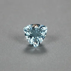 3.96 Ct Natural Aquamarine – Trillion Cut Loose Gemstone with Crystal Blue Color