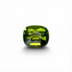 Elegant 4Ct cushion Cut tourmaline | yellowish green loose gemstone