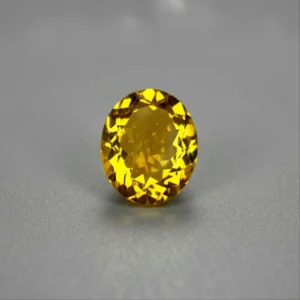 5.62 Ct Natural Yellow Citrine – Bright Golden Loose Gemstone
