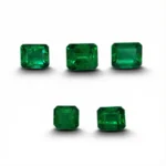 1.82 Ct Muzo Colombian Emerald Lot – 5 Pieces Natural Loose Gemstones