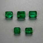 1.82 Ct Muzo Colombian Emerald Lot – 5 Pieces Natural Loose Gemstones