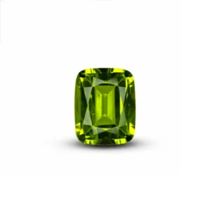 7.17 ct Pakistan Peridot – cushion Mixed Cut Lime Green gemstone