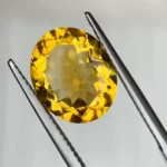 5.62 Ct Natural Yellow Citrine – Bright Golden Loose Gemstone