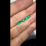 1.82 Ct Muzo Colombian Emerald Lot – 5 Pieces Natural Loose Gemstones