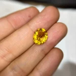 5.62 Ct Natural Yellow Citrine – Bright Golden Loose Gemstone