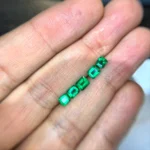 1.82 Ct Muzo Colombian Emerald Lot – 5 Pieces Natural Loose Gemstones