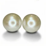 White Freshwater Pearl Pair – 13 mm Matched Pearls for Earrings
