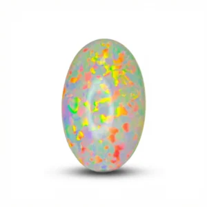 24 Ct Ethiopian White Opal – Natural Play of Color Loose Gemstone