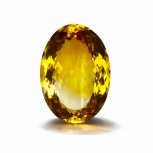 26.43 Ct Natural oval Yellow Citrine – Bright Golden Loose Gemstone