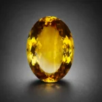 26.43 Ct Natural oval Yellow Citrine – Bright Golden Loose Gemstone