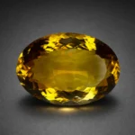 26.43 Ct Natural oval Yellow Citrine – Bright Golden Loose Gemstone