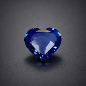 1.06Ct Natural Ceylon blue Sapphire – heart Cut Heated Loose sapphire