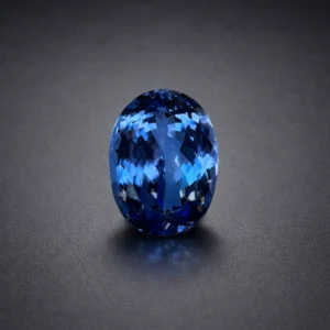 7.56 Carat Natural Tanzanite – oval Cut Blue Tanzanite Gemstone