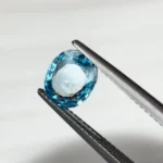 2.22 Ct Natural Cambodian Blue Zircon – Oval Cut Loose Gemstone