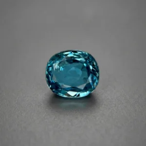 2.33 Ct Natural Cambodian Blue Zircon – Oval Cut Loose Gemstone