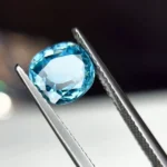 2.33 Ct Natural Cambodian Blue Zircon – Oval Cut Loose Gemstone