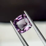 2.84 Ct afghan Purple Spinel – Natural Cushion Cut Loose Gemstone 8.4 × 8.4 mm