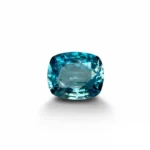 3.71 Ct Certified Blue Zircon – Cushion Cut Natural Loose Gemstone
