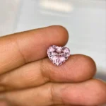4.32 Ct Certified pastel Pink Morganite – Heart Cut Natural Jewelry-Grade Loose Gemstone