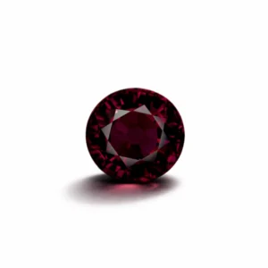 6 Ct Certified Rhodolite Garnet – Round Cut Natural Jewelry-Grade Loose Gemstone