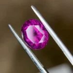6 Ct oval Certified Rhodolite Garnet – Natural Jewelry-Grade Loose Gemstone