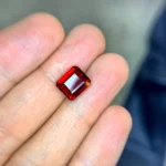 7.03 Ct Red pyrope Garnet – Octagon Cut Natural Loose Gemstone 11 × 9.4 mm