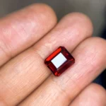 7.03 Ct Red pyrope Garnet – Octagon Cut Natural Loose Gemstone 11 × 9.4 mm