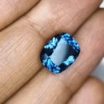 Natural London Blue Topaz 5.78Ct – cushion Mixed Cut loose london topaz