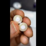White Freshwater Pearl Pair – 13 mm Matched Pearls for Earrings