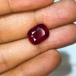8.26 Ct Glass-Filled Ruby – Rectangular Cushion Cut Loose Gemstone