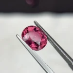 3.44 Ct Pink Tourmaline – Natural Vivid Color Loose Gemstone, 9.8 × 8.2 mm