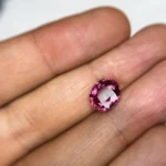3.44 Ct Pink Tourmaline – Natural Vivid Color Loose Gemstone, 9.8 × 8.2 mm