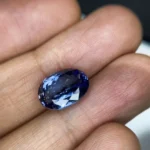 7.56 Carat Natural Tanzanite – oval Cut Blue Tanzanite Gemstone