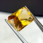 7.5 Ct Natural honey Yellow Citrine – octagon mixed cut Loose Gemstone