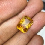 7.5 Ct Natural honey Yellow Citrine – octagon mixed cut Loose Gemstone