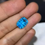 9.35 Ct Swiss Blue Topaz – Fancy Rectangular Cut Natural Loose Gemstone