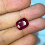 8.26 Ct Glass-Filled Ruby – Rectangular Cushion Cut Loose Gemstone
