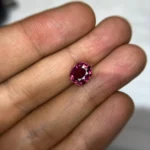3.44 Ct Pink Tourmaline – Natural Vivid Color Loose Gemstone, 9.8 × 8.2 mm