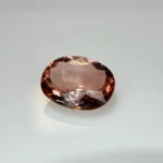 7.49 Ct peach Pink Tourmaline – oval cut Loose Gemstone