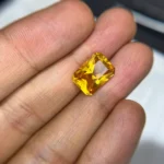 7.5 Ct Natural honey Yellow Citrine – octagon mixed cut Loose Gemstone